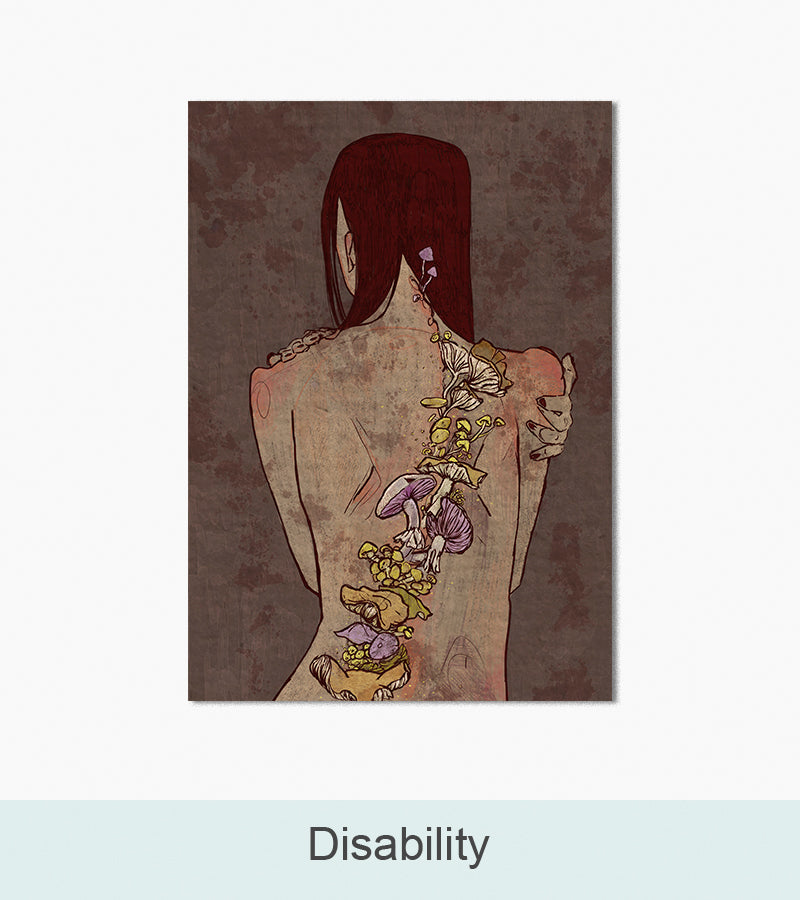 Nordlys Prints galleri: Disability. Værk af Julie Elisabeth Parkum.