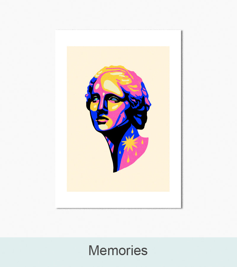 Kunsttryk, Nordlys Print: Memories. Kunstner: Sofia Gullstén.
