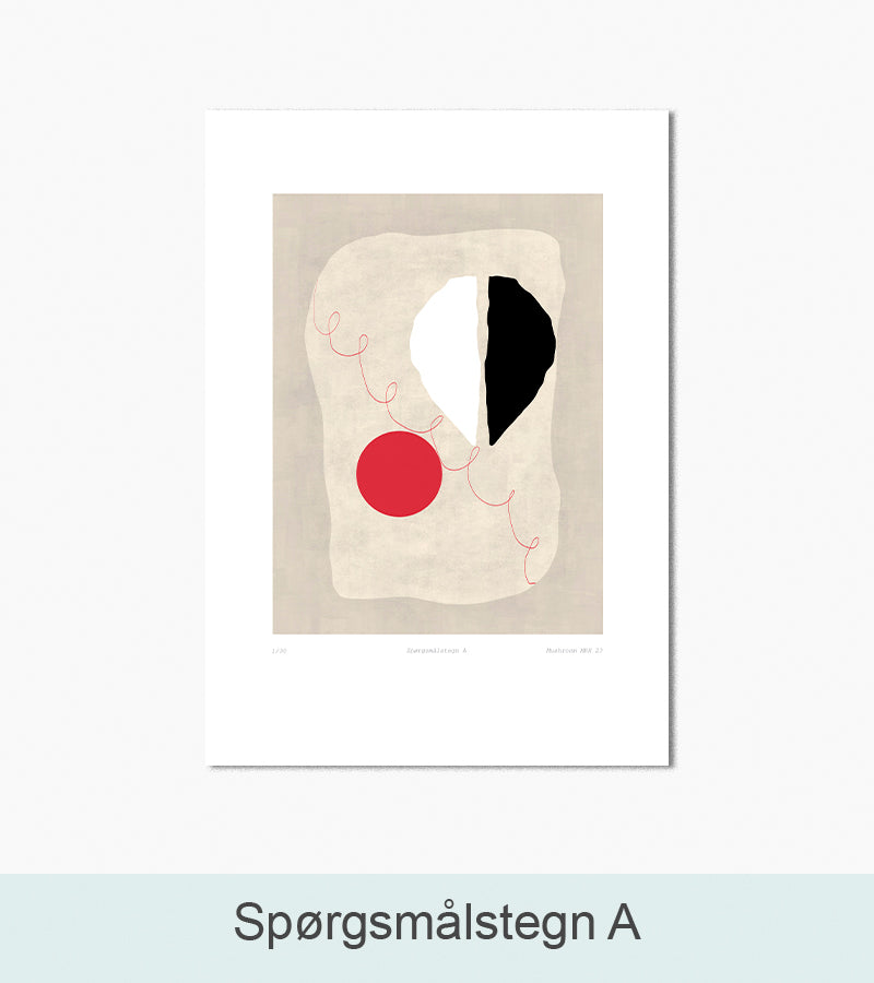 Nordlys Prints galleri: Spørgsmålstegn A. Kunstner: Michael René Kristiansson.