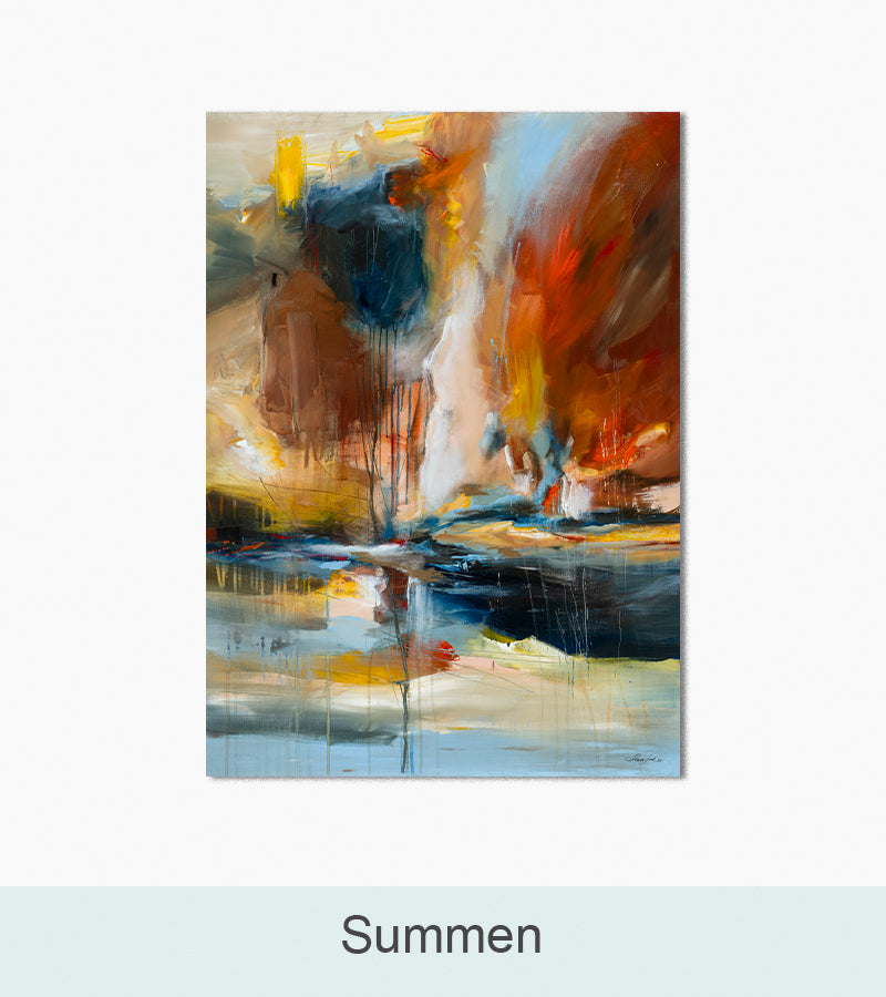 Nordlys Prints galleri: Summen. Maleri af Gitte Ladefoged.