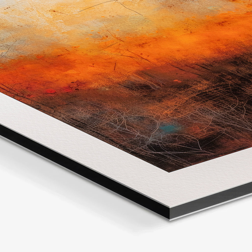 Kunsttryk monteret på dibond. Papir: Fabriano Artistico.