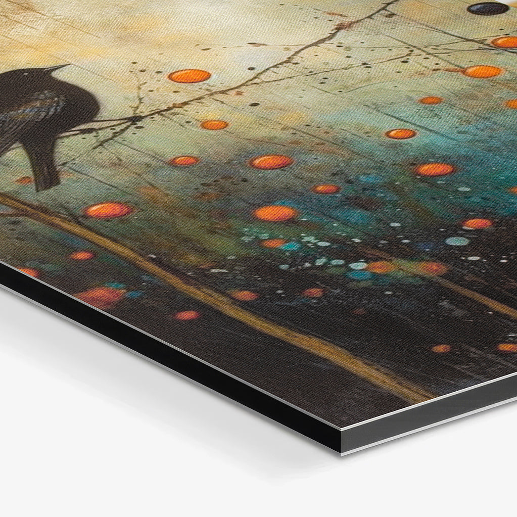 Lærredstryk monteret på dibond.